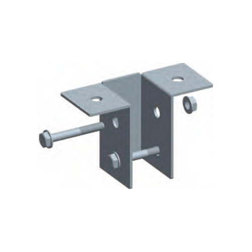 Floor support for aluminum ladder tray